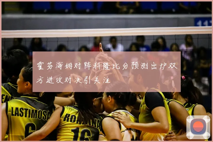 霍芬海姆对阵科隆比分预测出炉双方进攻对决引关注
